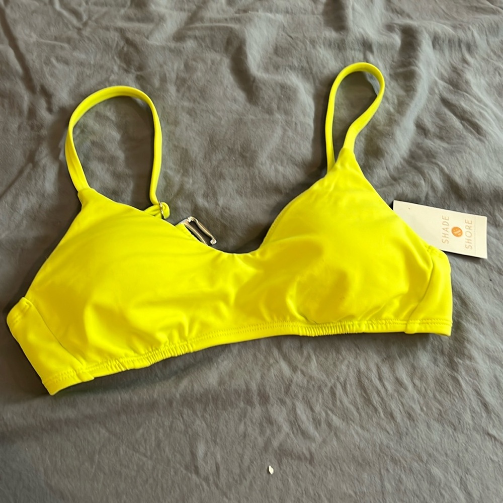 Shade & Shore bikini top sz S NWT